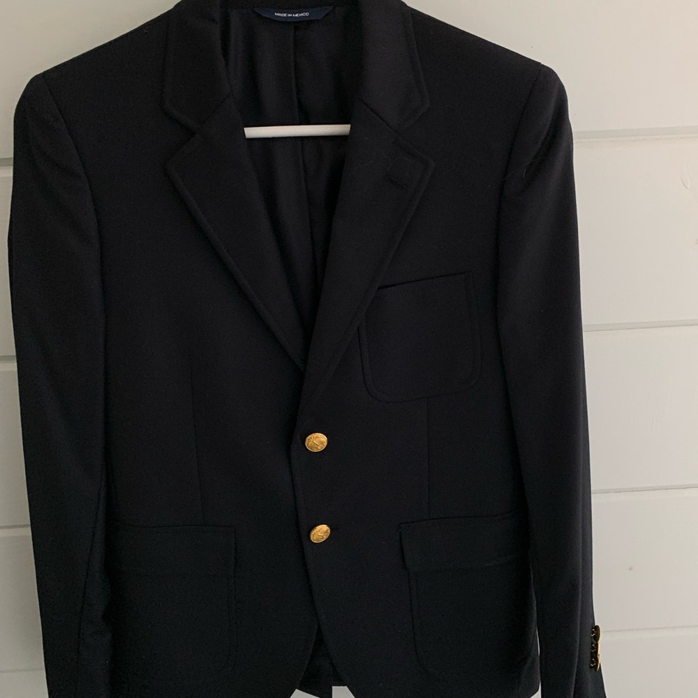 Brooks Brothers Boys’ Prep Blazer, Navy, Size 14